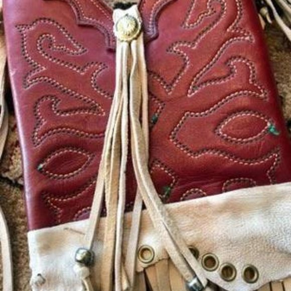 VINTAGE Child size Cowboy Boot Purses - Picture 2 of 2